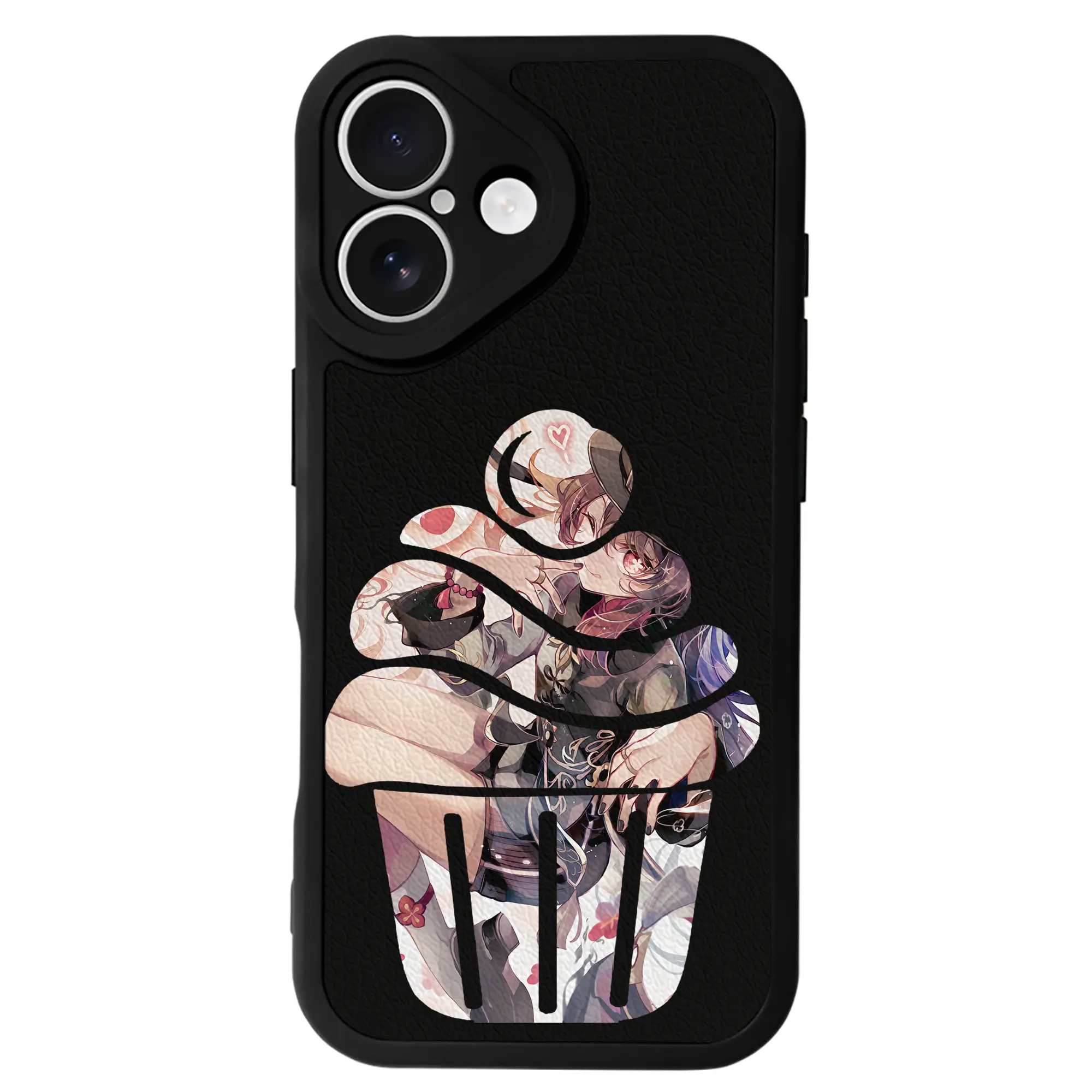 原 神 グッズ フータオ - IPhone 16シリーズ対応 ・ シリコンスマホケース ・ レザー調 ・ 高精度フィット ・ 耐衝撃 ・ ワイヤレス充電対応 ・ 精密カット